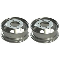 Jante 17.5x 6 POUR RENAULT 6 TROUS DEPORT 128.5