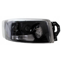 Optique Avant Droit, avec Fond Noir, pour Renault 7421554747