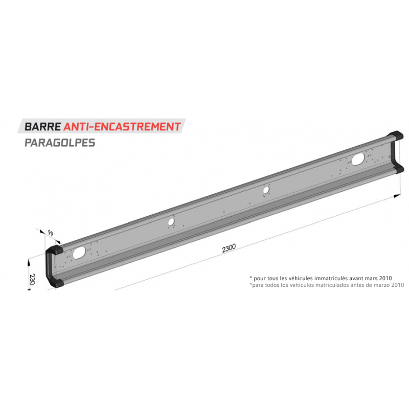 Barre Anti Encastrement Pour 3,5 T / i702400 P44007285