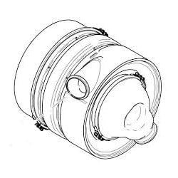 Catalyseur pour Scania 1944879