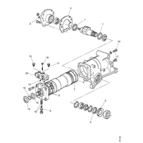 Kit de réparation, boitier de direction pour Scania  1392259