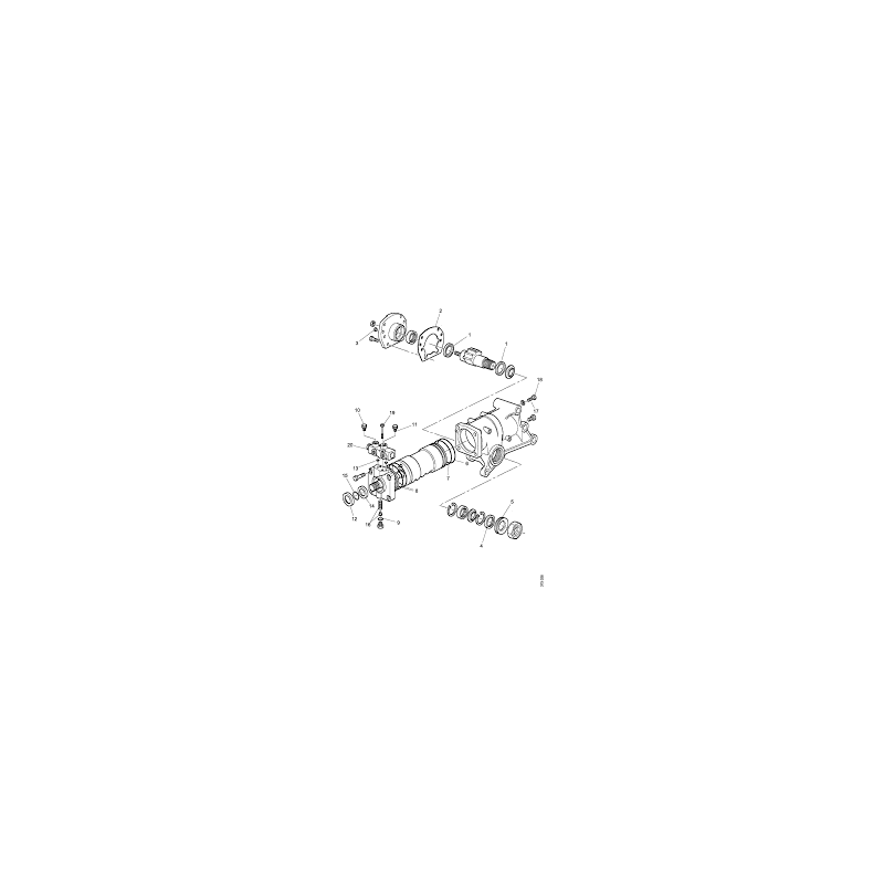 Kit de réparation, boitier de direction pour Scania  1392259