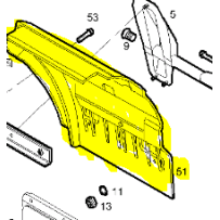 garde boue avant droit pour Iveco 504109754