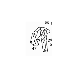 SUPPORT arrière moteur   POUR MERCEDES BENZ 6742400440