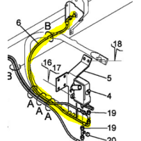 Flexible de pompe basc. à verrou pour Renault Trucks 5010552138