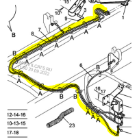 FLEXIBLE DE POMPE BASC. À CYLINDRE POUR RENAULT TRUCKS  5010552136