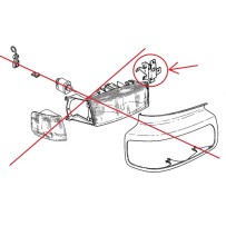 Charnière de phare Droit, en Origine, pour Renault 5001845530