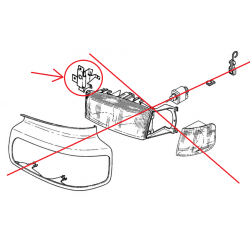 Charnière de phare Gauche,...