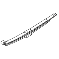 Ressort de lame arrière, empilage de 3 éléments, pour Renault 5010488213