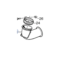 Tube sortie échappement pour Volvo FL7 / FL10 1609192
