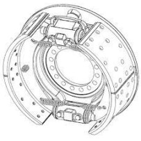 KIT MACHOIRES GARNIES 414X150 + ACC pour Renault Trucks 5000792794 - 5001860030