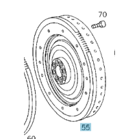 Volant moteur pour Mercedes / A9060306505