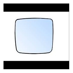 Glace de rétroviseur, rétroviseur à grand angle, droite, chauffant pour  MAN 81637336072