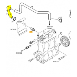 Durite d'eau compresseur...