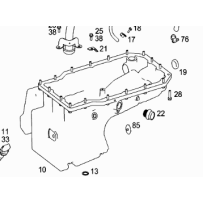 Carter d'huile moteur pour Mercedes Benz 9340101613