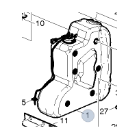 Réservoir AdBlue  pour Renault Trucks 7421219302
