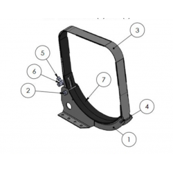 Kit de montage pour Réservoir Renault Volvo 20504483