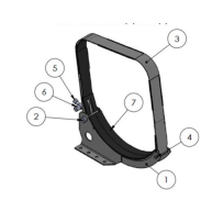 Kit de montage pour Réservoir Renault Volvo 20504483