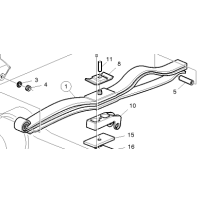 Lame de ressort AR pour VOLVO / 257870