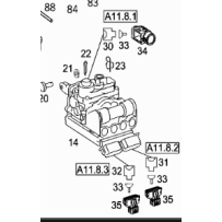 Unité de commande EBS pour Mercedes Benz 0004465436