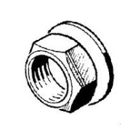 Écrou de vis de basculement de cabine de Renault 5010377571