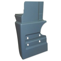 Aile avant gauche, partie arrière, sans catadioptre, à peindre, pour Mercedes A 9438813701