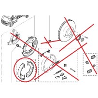 Kit Machoires complet pour Renault Mascott - Iveco Daily