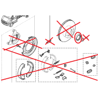 kit de 2 Joints Spi d'étanchéité disque/moyeu arrière Renault - Iveco