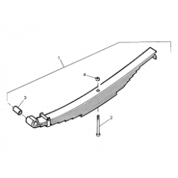 Lames de ressort arrière...