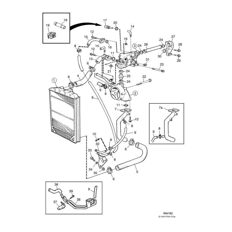 Radiateur d'eau Echange standard Pour Volvo 6777847