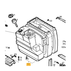 Réservoir AdBlue pour Iveco...