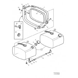 Sangles de réservoir pour Volvo 6798756
