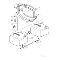 Sangles de réservoir pour Volvo 6798756