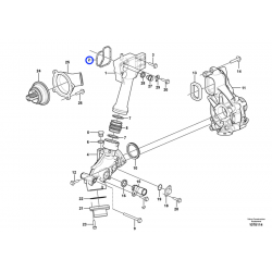 Tubulure de sortie, Pompe à...