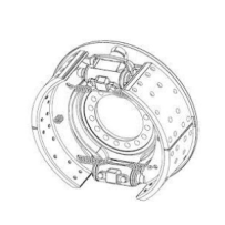 KIT MACHOIRES GARNIES 414X200 + ACC POUR RENAULT TRUCKS 5001860048