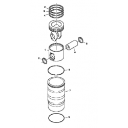 Kit cylindre pour SCANIA -...