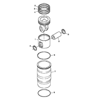 Kit cylindre pour SCANIA - 1791651