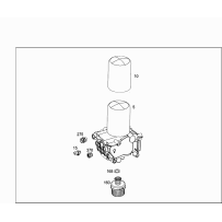 Déssiccateur, complet avec valve Echange standard pour Mercedes-Benz 0014465664