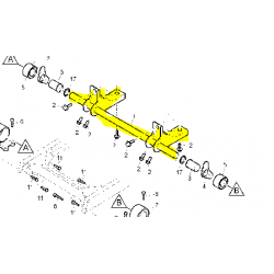 Levier de commande de cabine pour Renault  7485137895 - 7485137899
