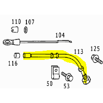 TUBE DE GUIDAGE pour Mercedes Benz 5410100666