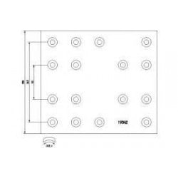 JEU GARNITURES 410X200...