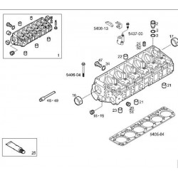 Culasse pour Iveco 504021866