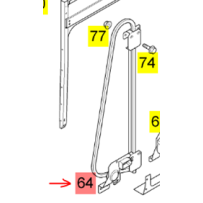 Lève vitre gauche pour Mercedes Benz 0007250402