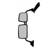 Rétroviseur principal, complet, gauche, chauffant, électrique, noir pour DAF - 1700303