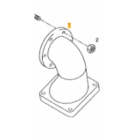 Collecteur d'échappement pour Man - 81152040501