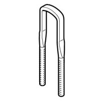 Bride de ressort AR avec écrous pour Daf 1401665