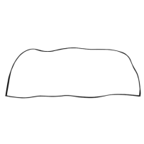 Joint de pare brise pour Mercedes Benz Atego - 9736710120