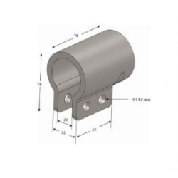 Gousset support d'aile à souder