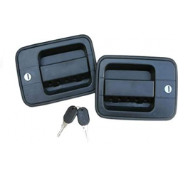 poignées de porte, avec...