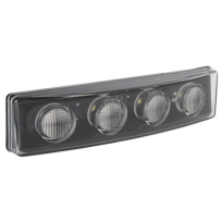 Feu d'encombrement à leds blanches sur fond noir, pour Scania 1910437 - 2035104